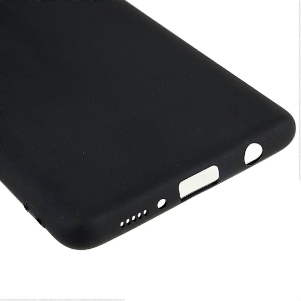 För Samsung Galaxy A42 5G Repskydd Slim Fit Mobilskal Svart Matt Flexibelt TPU-fodral