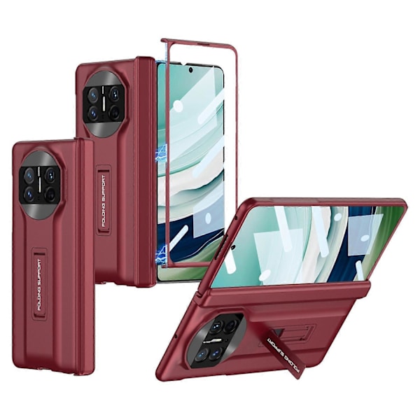 GKK Kova PC-kotelo jalustalla ja karkaistulla lasikalvolla Huawei Mate X5 -puhelimelle Multicolor Style C