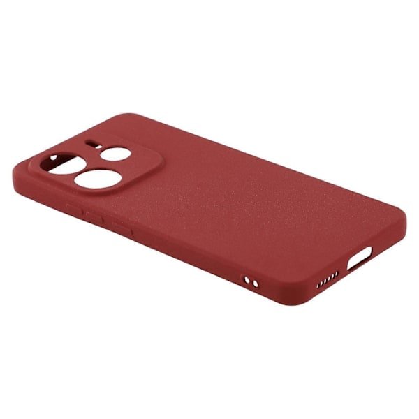 Matt deksel for Xiaomi Redmi Note 14 4G TPU Sklisikkert beskyttelsesdeksel Multicolor Wine Red