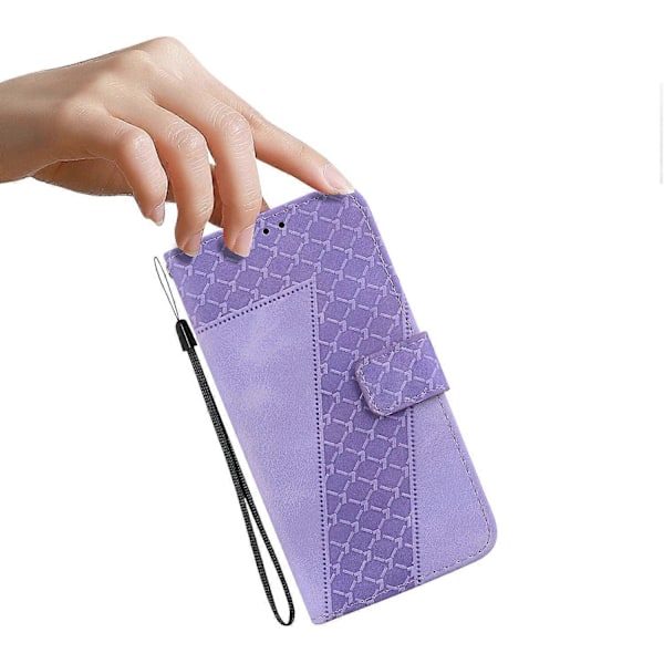 Til Infinix Note 40 5G Stand Case 7-Formet Mønster Præget Læder Telefon Cover Multicolor Style B