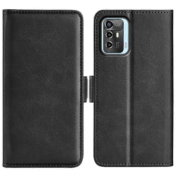 ZTE Blade A72 5G -puhelimen kuvioitu PU-nahkakotelo, jossa on kaksoismagneettiteline, lompakko ja iskunkestävä puhelinkotelo Multicolor Style A