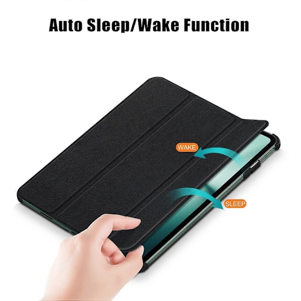 Läderfodral för OnePlus Pad/Oppo Pad 2, vikbart stativ, automatisk väckning/viloläge Multicolor Style A