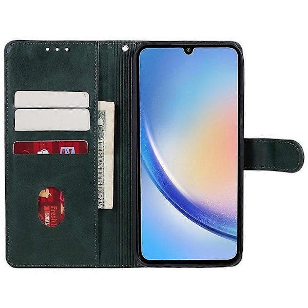 Til Samsung Galaxy A15 5G Etui Stødsikkert Læder Telefon Cover Magnetisk Wallet Stand Shell Multicolor Style E