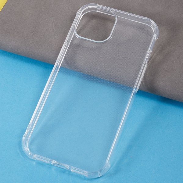 Stereo Høyttalerhull Telefondeksel For Iphone 15, Anti-ripe Tpu Klar Telefonbeskyttelse