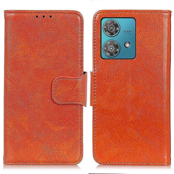 Til Motorola Edge 40 Neo 5G Etui Split Læder Stand Wallet Smartphone Cover Multicolor Style C
