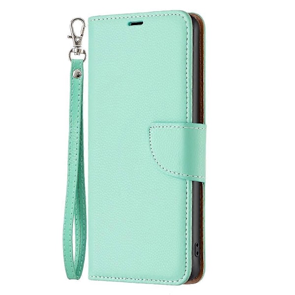 Til Samsung Galaxy A15 4G Etui Litchi Tekstur PU Læderpung Mobiltelefon Cover Multicolor Style F