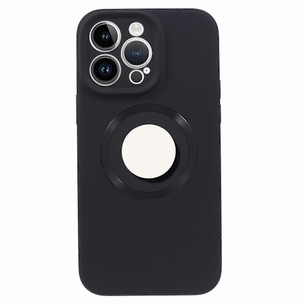 Til iPhone 14 Pro Silikone+PC Slim Cover Kompatibelt med MagSafe Logo Visning Stødsikkert Telefoncover Multicolor Style B
