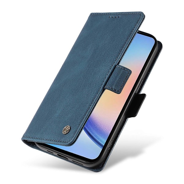 YIKATU YK-005 Samsung Galaxy A34 5G -puhelimelle, ihonmyötäinen suojakotelo, jalustallinen PU-nahkalompakko Multicolor Style A