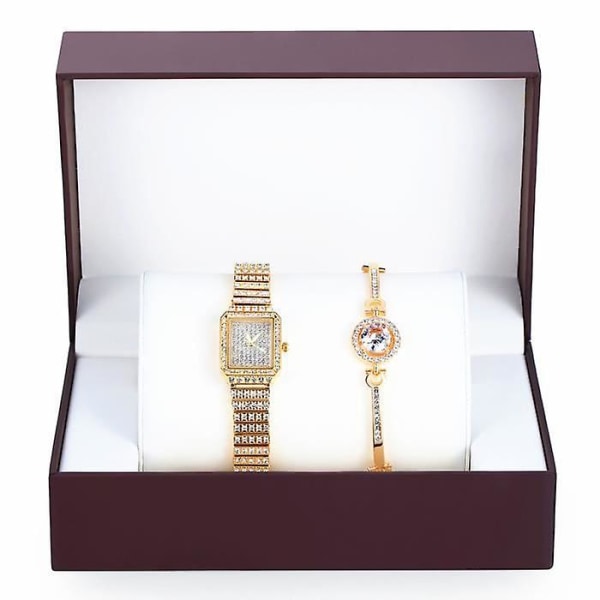 Oval watch för kvinnor med vackert armband