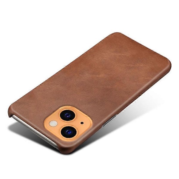 KSQ Kvalitets PU Läderbelagt PC Telefonfodral för iPhone 13 6.1-tum Multicolor Style I