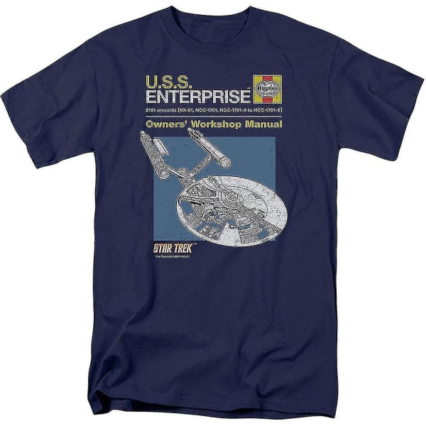 Enterprise Owners' Workshop Manual Star Trek T-shirtkläder S