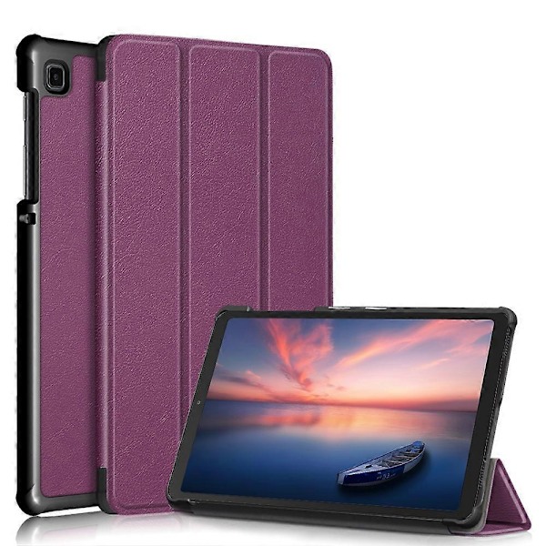 Trefaldigt Läderfodral med Ställ för Samsung Galaxy Tab A7 Lite T220/T225 8,7-tum Multicolor Style H