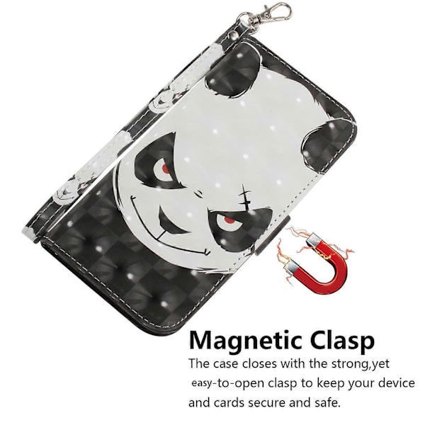 Til Samsung Galaxy A06 Etui Mønstertryk Læder Wallet Telefon Cover Multicolor Style C