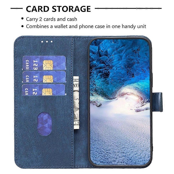 Til Samsung Galaxy A15 4G Etui Præget PU Læder Telefon Standpung Cover Multicolor Style D