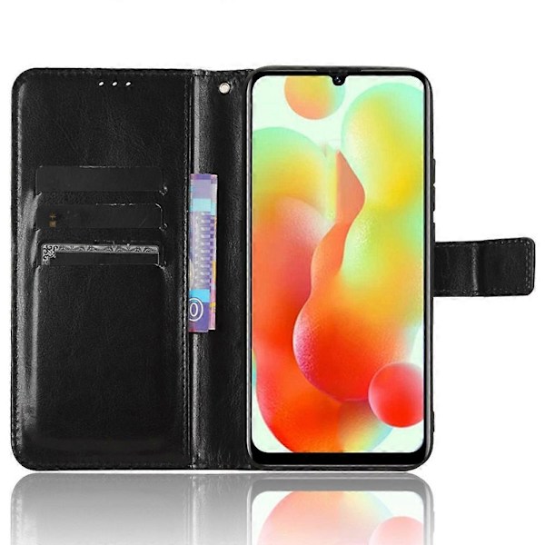 Oukitel C33 Crazy Horse -kuvioinen puhelinkotelo PU-nahkaa, jalustalla ja lompakkotoiminnolla Multicolor Style A