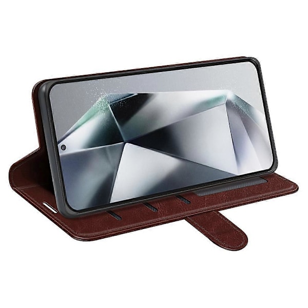 Til Samsung Galaxy S25 Ultra Wallet Case Crazy Horse Tekstur Stand Læder Telefon Cover Multicolor Style D