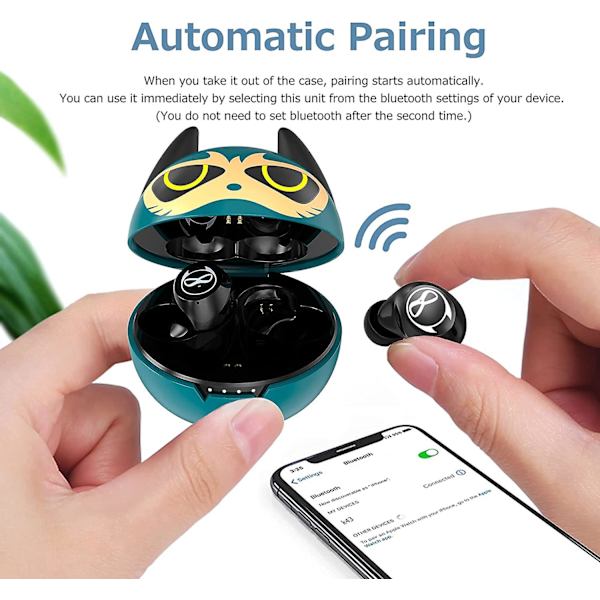 Trådløse ørepropper, Bluetooth 5.0 Headset Mini Bluetooth Headset, Trådløst Headset In-ear