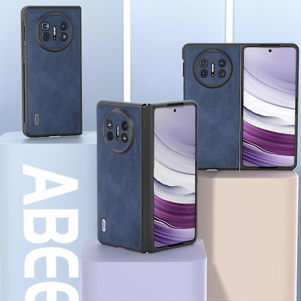 Til Huawei Mate X5 Etui PU Læder+PC Ko Læder Tekstur Beskyttelsescover Multicolor Style C