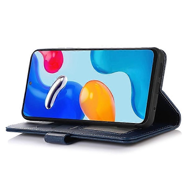Til Samsung Galaxy A05 4G Etui Ko Læder Tekstur Anti-Ridse Læder Telefon Stand Cover Wallet Multicolor Style B
