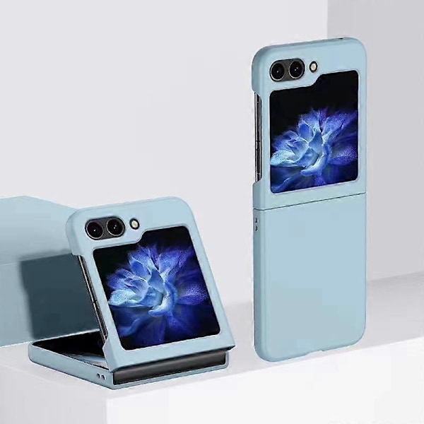 För Samsung Galaxy Z Flip5 5G Slim Hårt PC Telefonfodral Gummibelagd Stötsäkert Skydd Multicolor Style I