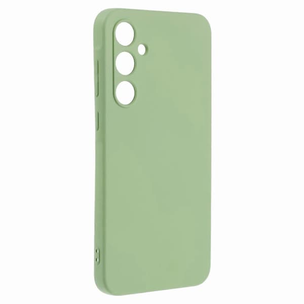 För Samsung Galaxy A55 5G Mobilskal TPU Stötsäkert Skydd med Mjukt Fiberfoder Multicolor Matcha Green