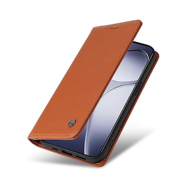 YIKATU YK-001 Fodral för Xiaomi Redmi K70 Ultra Ställ Läder Telefonskal Stark Magnetisk Stängning Multicolor Brown