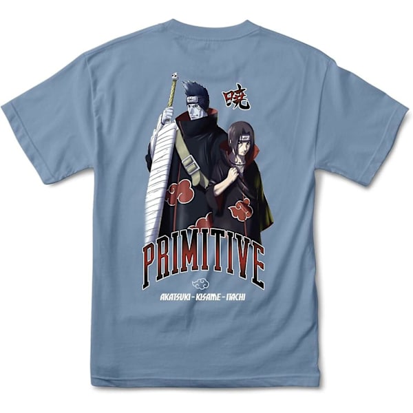 Primitive Akatsuki Naruto Shippuden lyhythihainen miesten t-paita - aikuisten, 3XL Slate Blue M