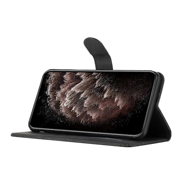 Til iPhone 17 Telefon Cover med Rem Præget PU Læder Wallet Stand Cover Multicolor Back