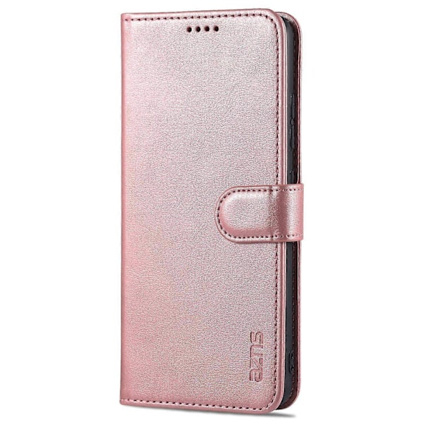 AZNS PU Læder Wallet Stand Telefon Cover Shell til Samsung Galaxy A32 4G (EU Version) Multicolor Style D