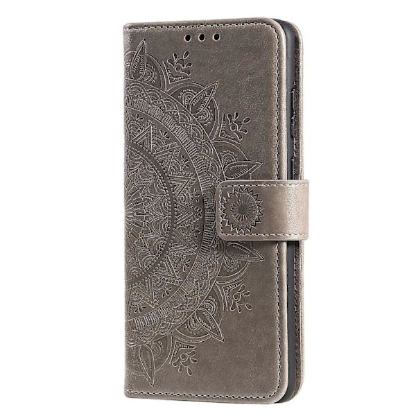 Præget Mandala Blomst Pung Læder Etui med Rem til Samsung Galaxy A52 4G/5G/A52s 5G Multicolor Style A