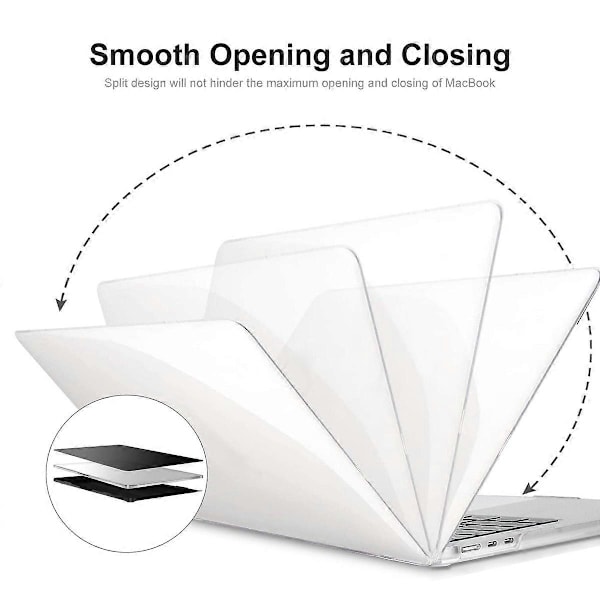 Tyyppi A ENKAY HAT PRINCE MacBook Air 13 tuumalle (2024) A2681 (M2)/A3113 (M3)/(2022) Crystal PC