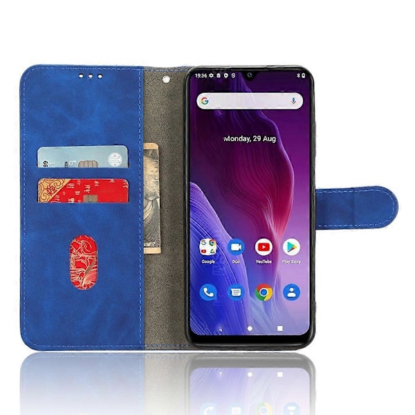 För Cubot P60 Flip PU Läder Skyddande Fodral Skin-touch Plånbok Ställ Telefonfodral Multicolor Style B