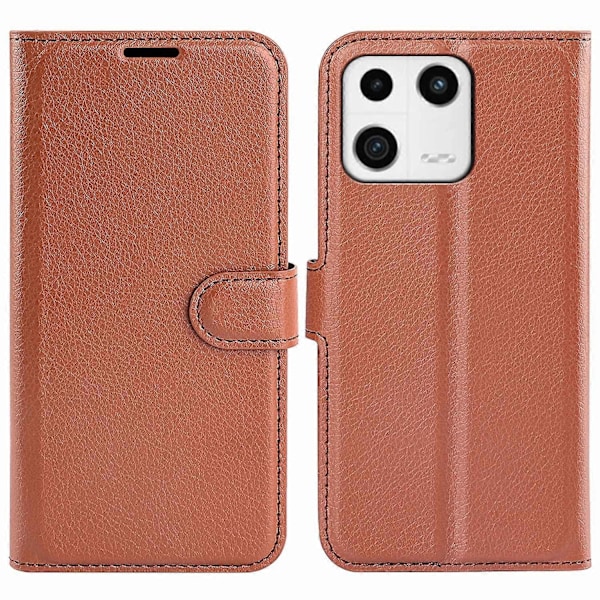 Puhelinkotelo Xiaomi 13 5G:lle, PU-nahkainen läppäkotelo jalustalla, lompakko, pudotussuoja Multicolor Style I