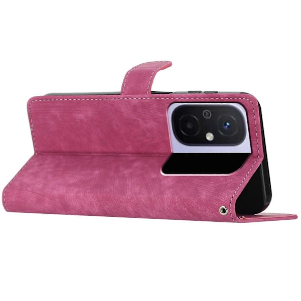 PU-lommebokdeksel til Xiaomi Redmi 12C 4G, hudvennlig stativ Multicolor Style H