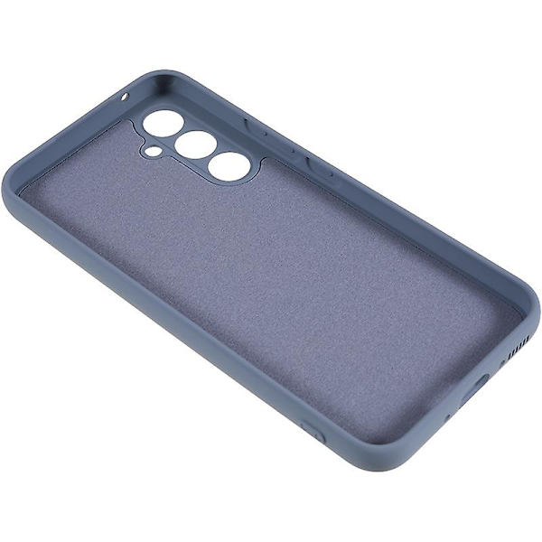 För Samsung Galaxy S23 Fe Fiberfoder Gummibelagt Tpu- cover anti-scratch case Lavender Grey