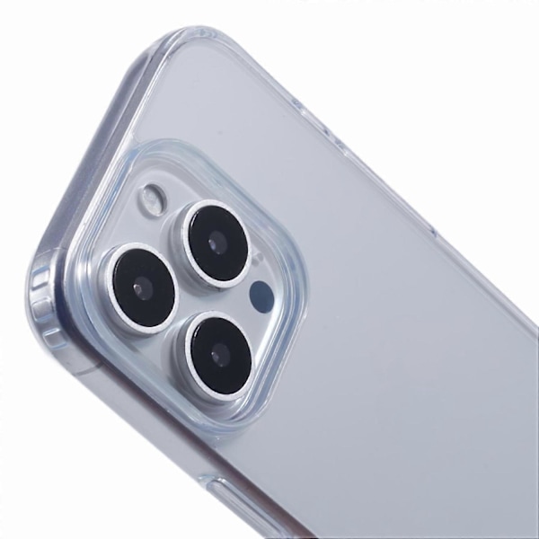 KIGC Genomskinligt Skal för iPhone 15 Pro TPU+PC Skyddande Stöttåligt Telefonskal