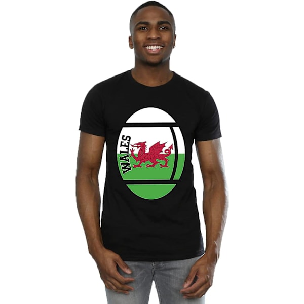 Yleinen miesten rugby Walesin rugby-lippupaita aikuisten koot S-3xl Txu204 Black L