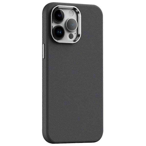 För iPhone 14 Pro Max Anti-Drop Mobilskal PC+PU Läder Magnetiskt Mobiltelefonskydd Multicolor Style E
