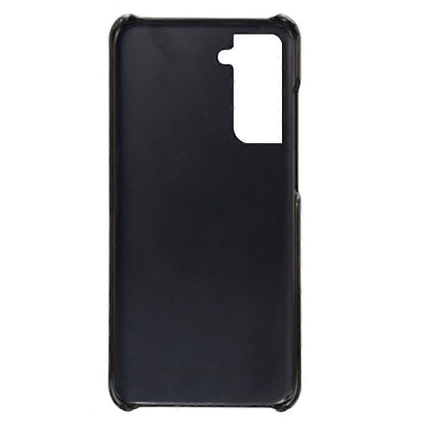 KSQ Velbeskyttet PU Læderbelagt Hård PC-etui med Design med Dobbelte Kortpladser til Samsung Galaxy Multicolor Style A