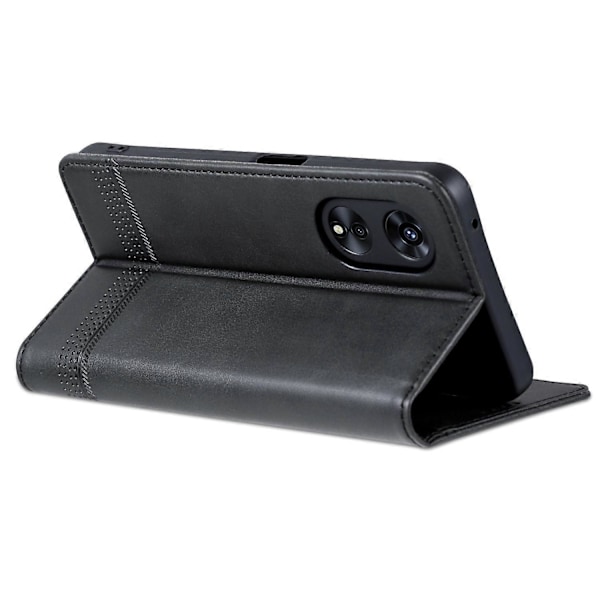 AZNS Læder Telefon Cover med Anti-ridse, Stand, Wallet og Magnetisk Flip til Oppo A58 5G/A58x 5G/A78 5G Multicolor Style A