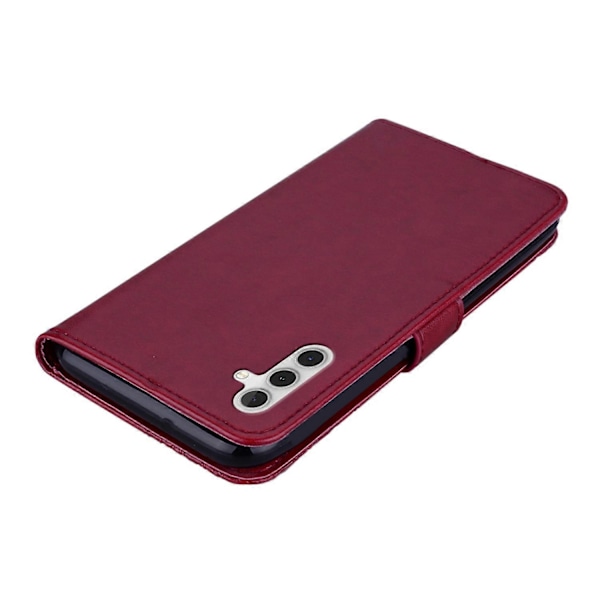 Samsung Galaxy S23 FE -kotelo, pöllökuvioitu PU-nahkainen puhelinkotelo lompakkotelineellä Multicolor Style F
