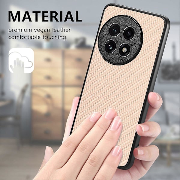Skal för OnePlus 13 Kolfibertextur PU+PC+TPU Telefon Baksida Multicolor Style D