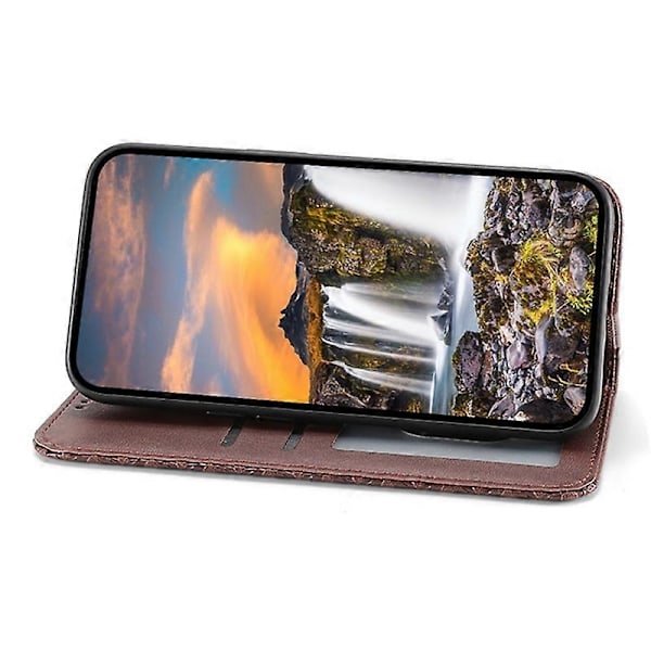 Samsung Galaxy A05s 4G -kotelo, kohokuvioitu ruutukuvio, lompakkoteline, puhelinkuori Multicolor Style B