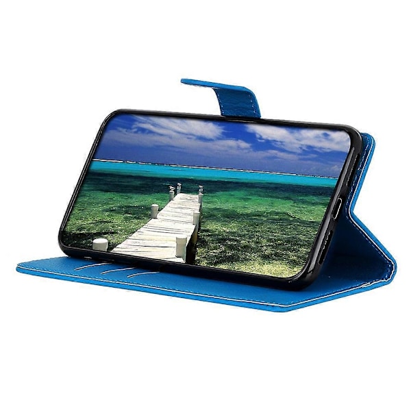 Klassisk PU læder Wallet Phone Stand Case til Samsung Galaxy Xcover 5 Multicolor Style D