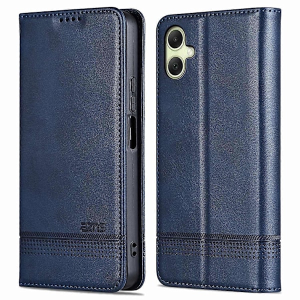 AZNS Samsung Galaxy A06 -kotelo, lehmännahkajäljitelmä PU-nahkainen lompakkokotelo - Vihreä Multicolor Blue