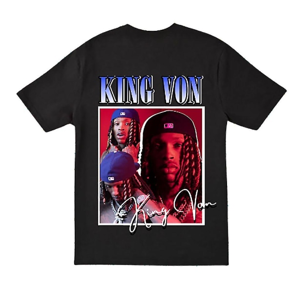 King Von 90s Style Vintage Tee T-shirt S
