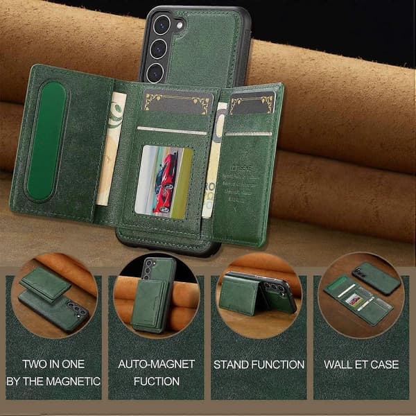 Til Galaxy S23 Telefoncover Multicolor Green