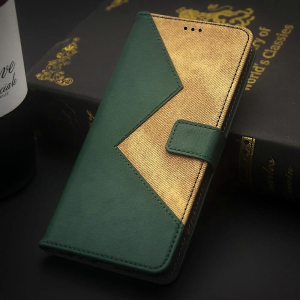 IDEWEI Xiaomi 14 Ultra -kotelo korttipaikoilla, värien yhdistelmä, puhelimen nahkakotelo Multicolor Style E