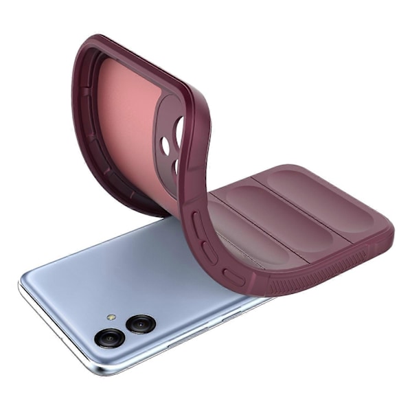 Mjukt, robust baksidesskal för Samsung Galaxy A04e 4G/F04 4G/M04 4G, reptåligt skyddsfodral Multicolor Style D