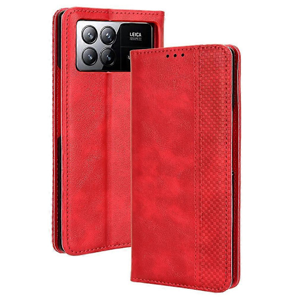 Til Xiaomi Mix Fold 3 5G Folde Etui Retro PU Læder Stand Telefon Cover Multicolor Style B